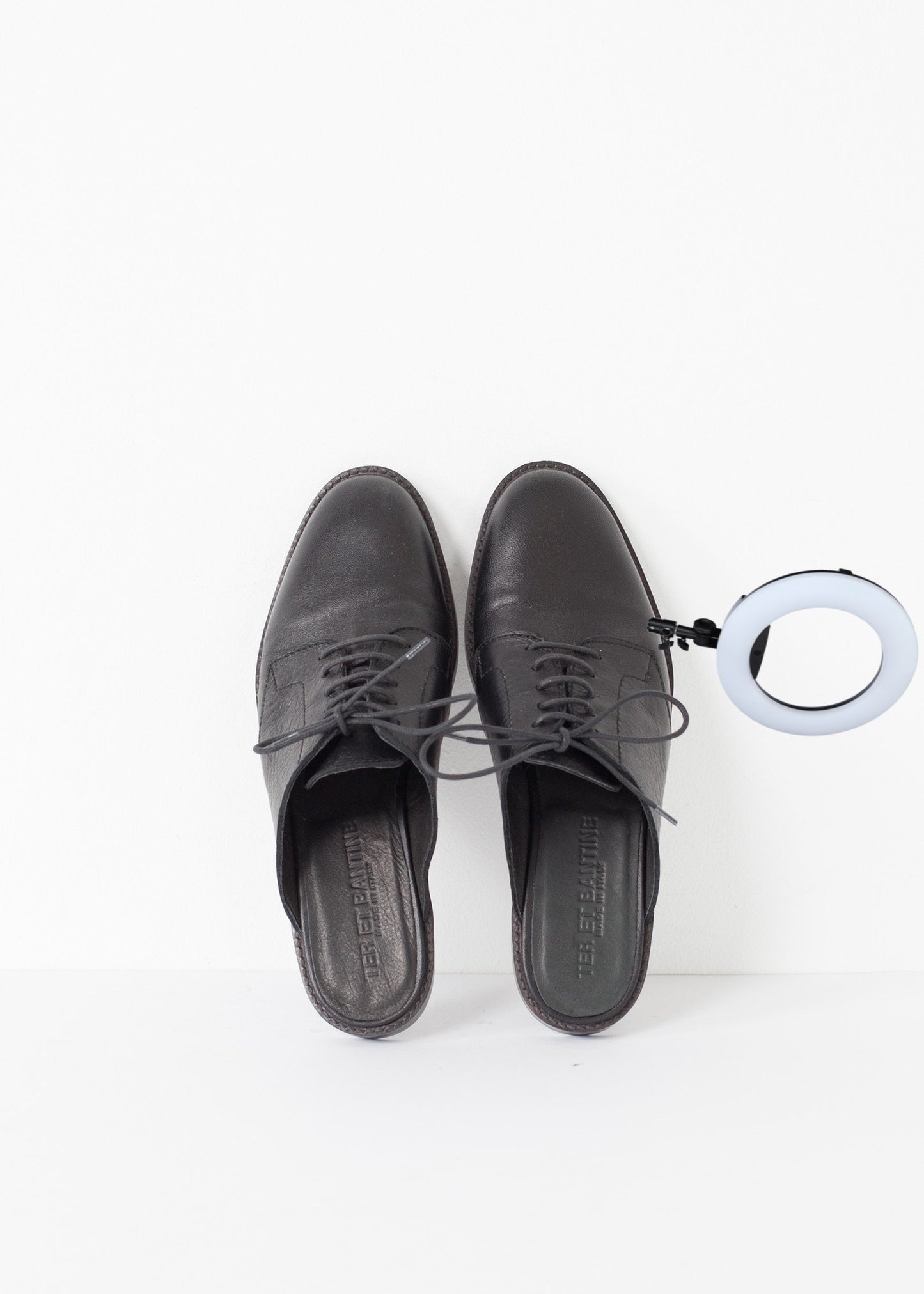 Backless Oxford in Black