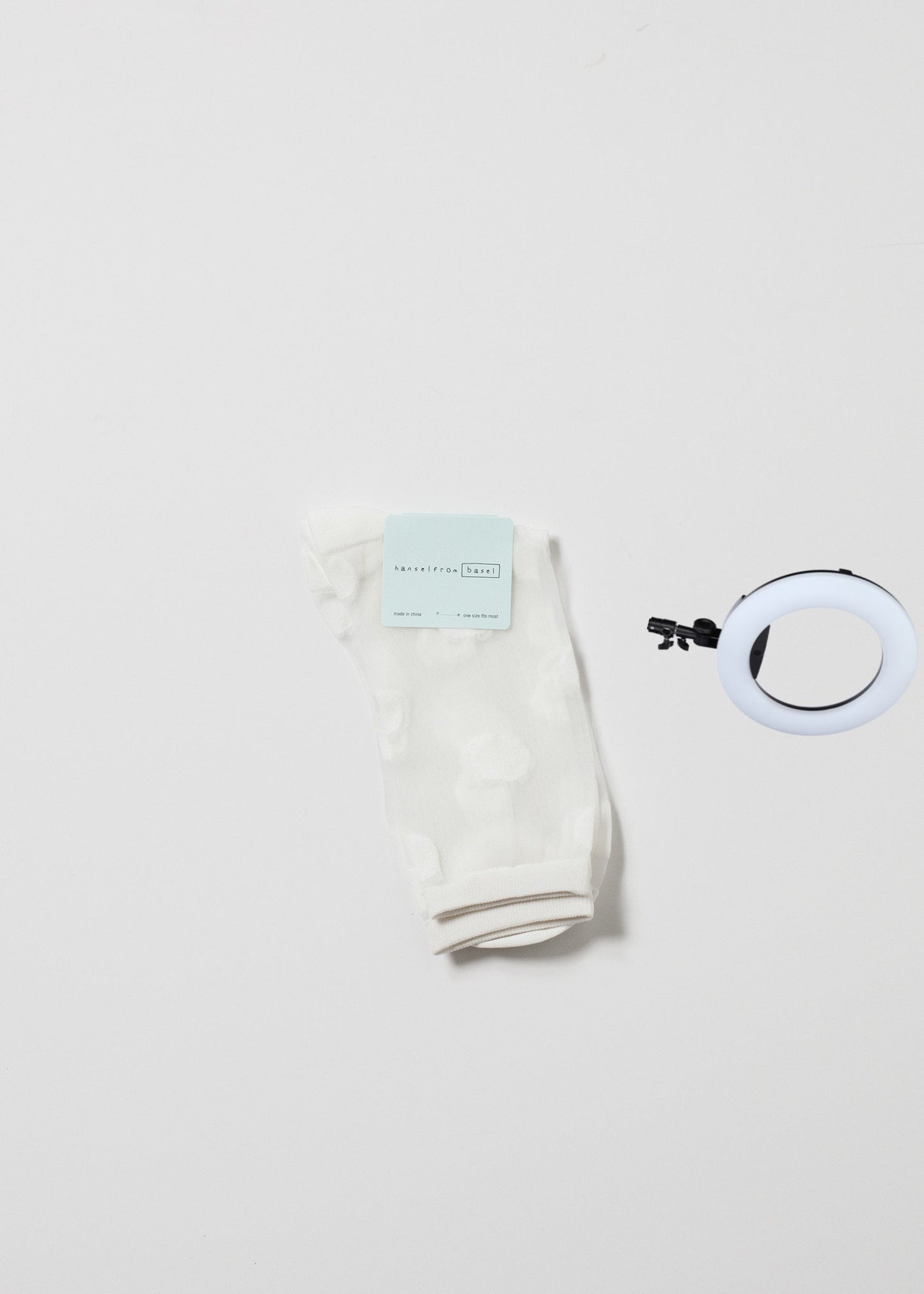 Large Polka Dot Sheer Crew