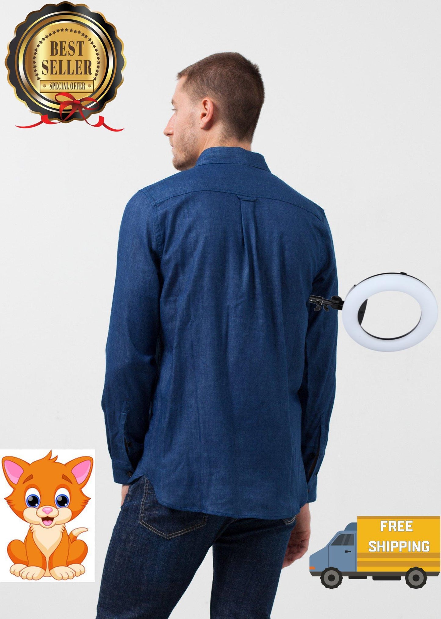 Casual Indigo Shirt