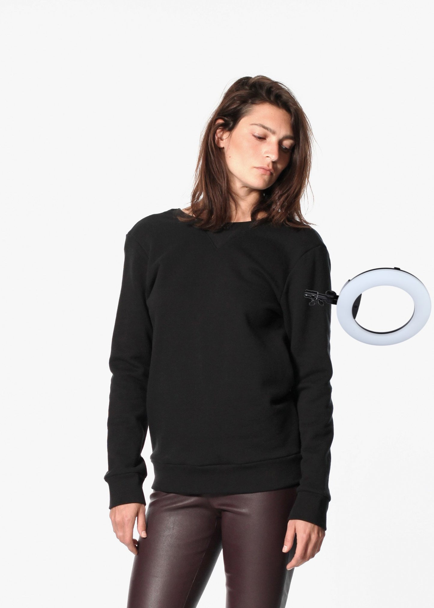 Symphonie Sweatshirt in Black
