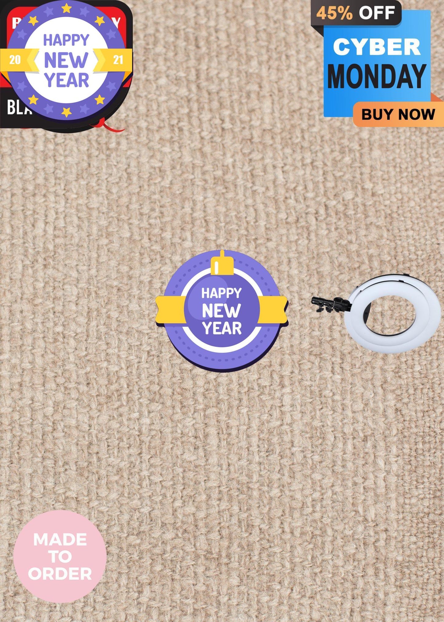 Cashmere Tassel Blanket in Brown