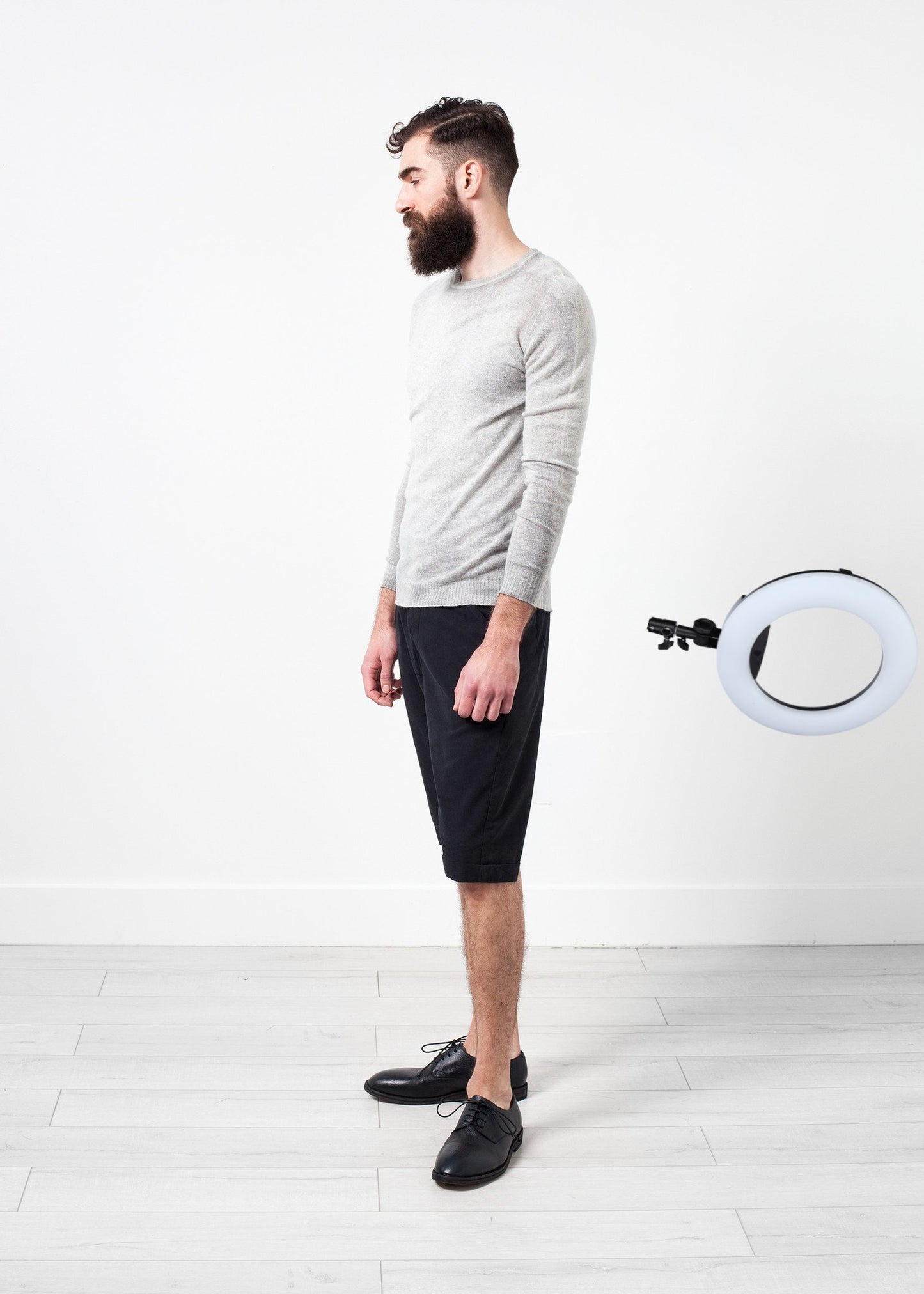 Mottled Cashmere Crewneck