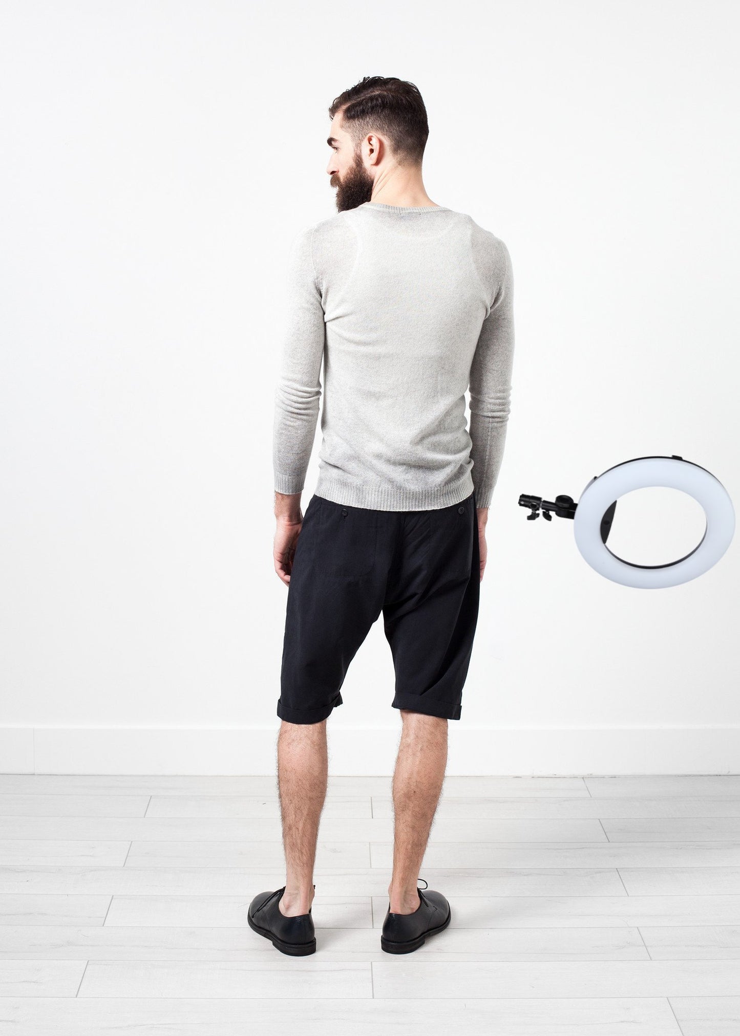 Mottled Cashmere Crewneck