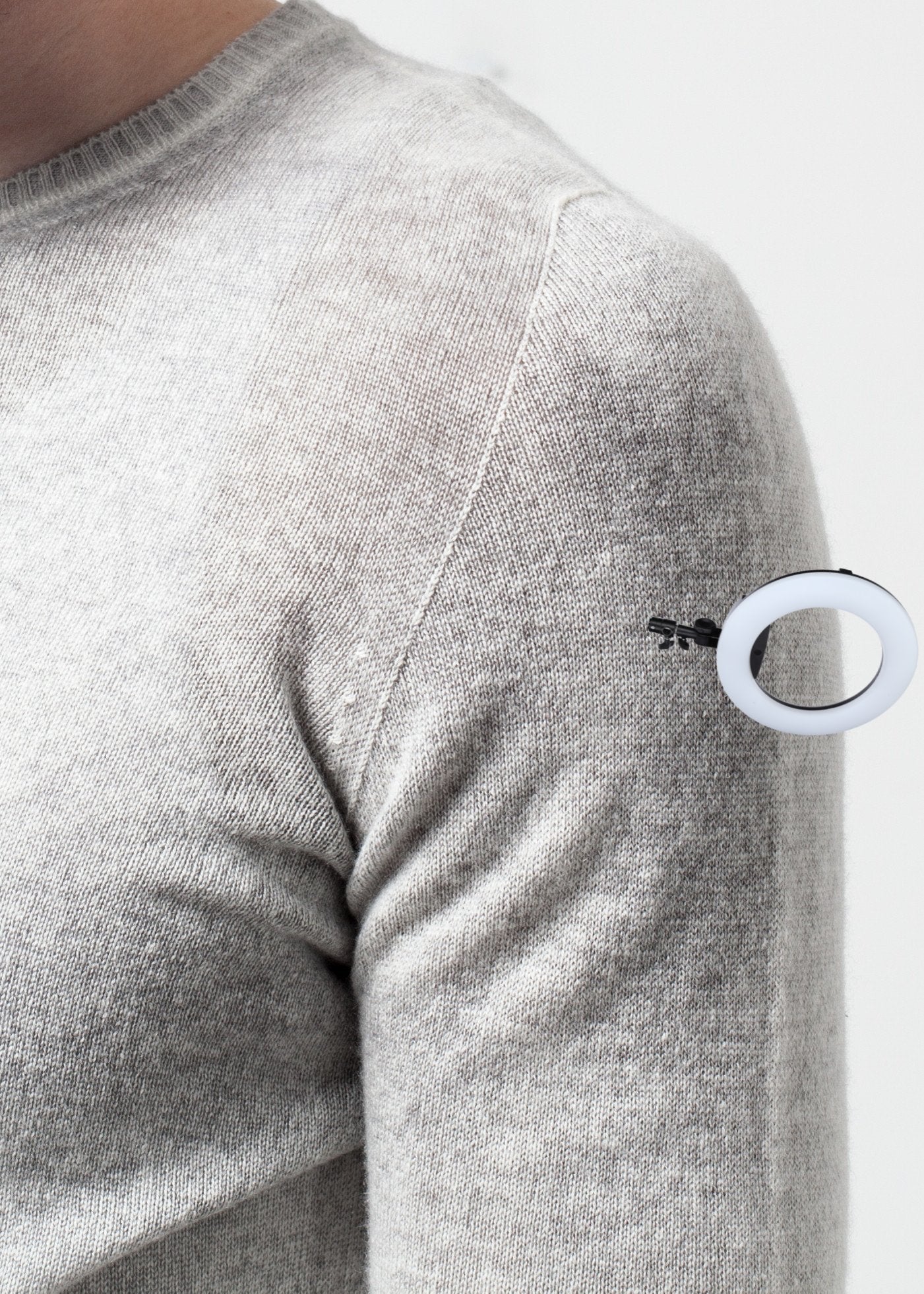 Mottled Cashmere Crewneck