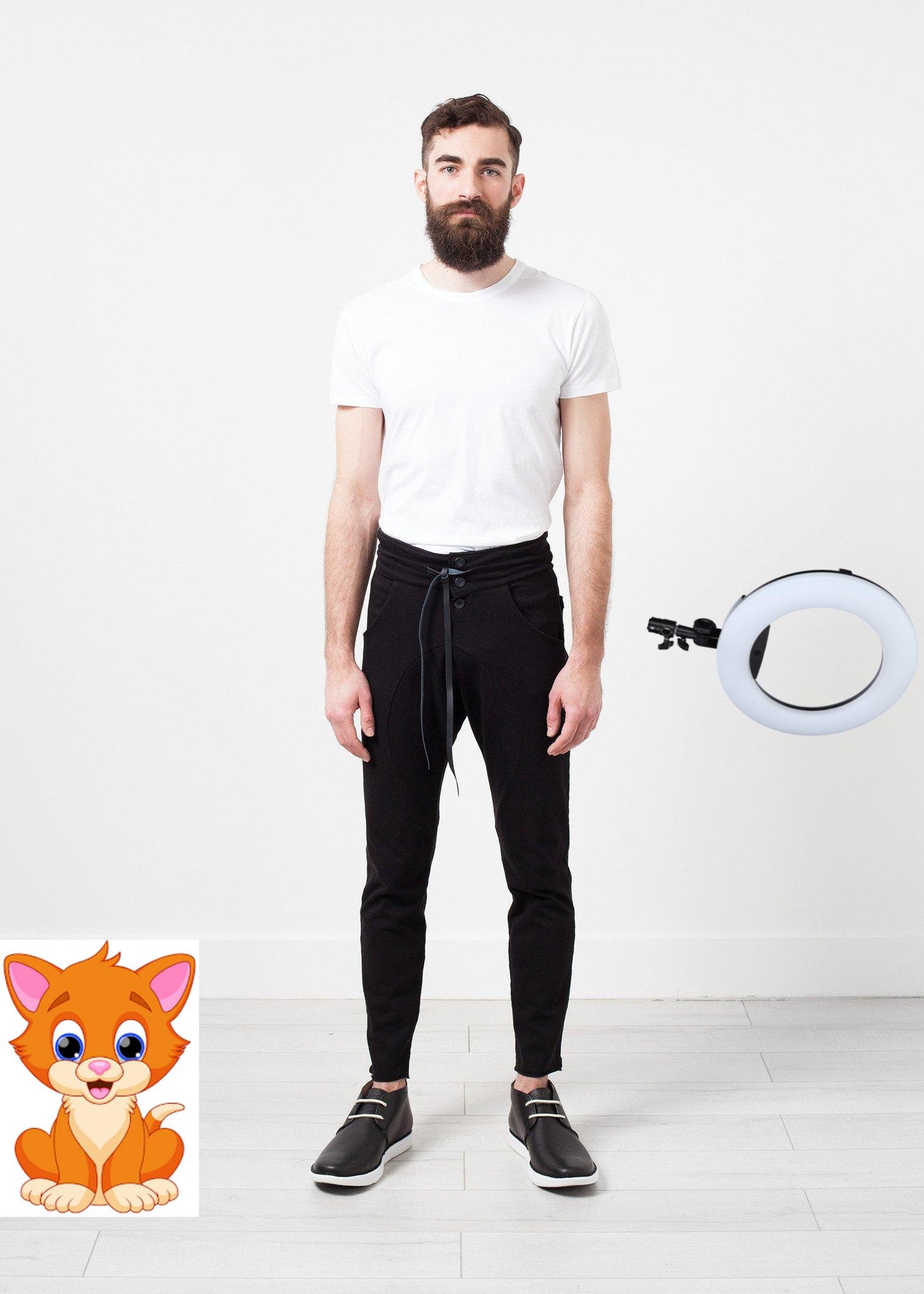 Ruven Drop Crotch Pant