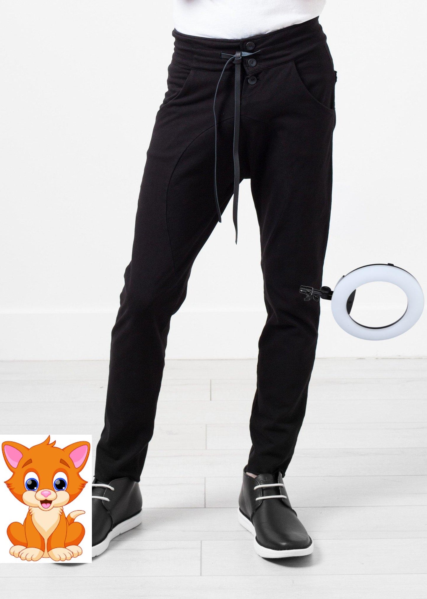 Ruven Drop Crotch Pant