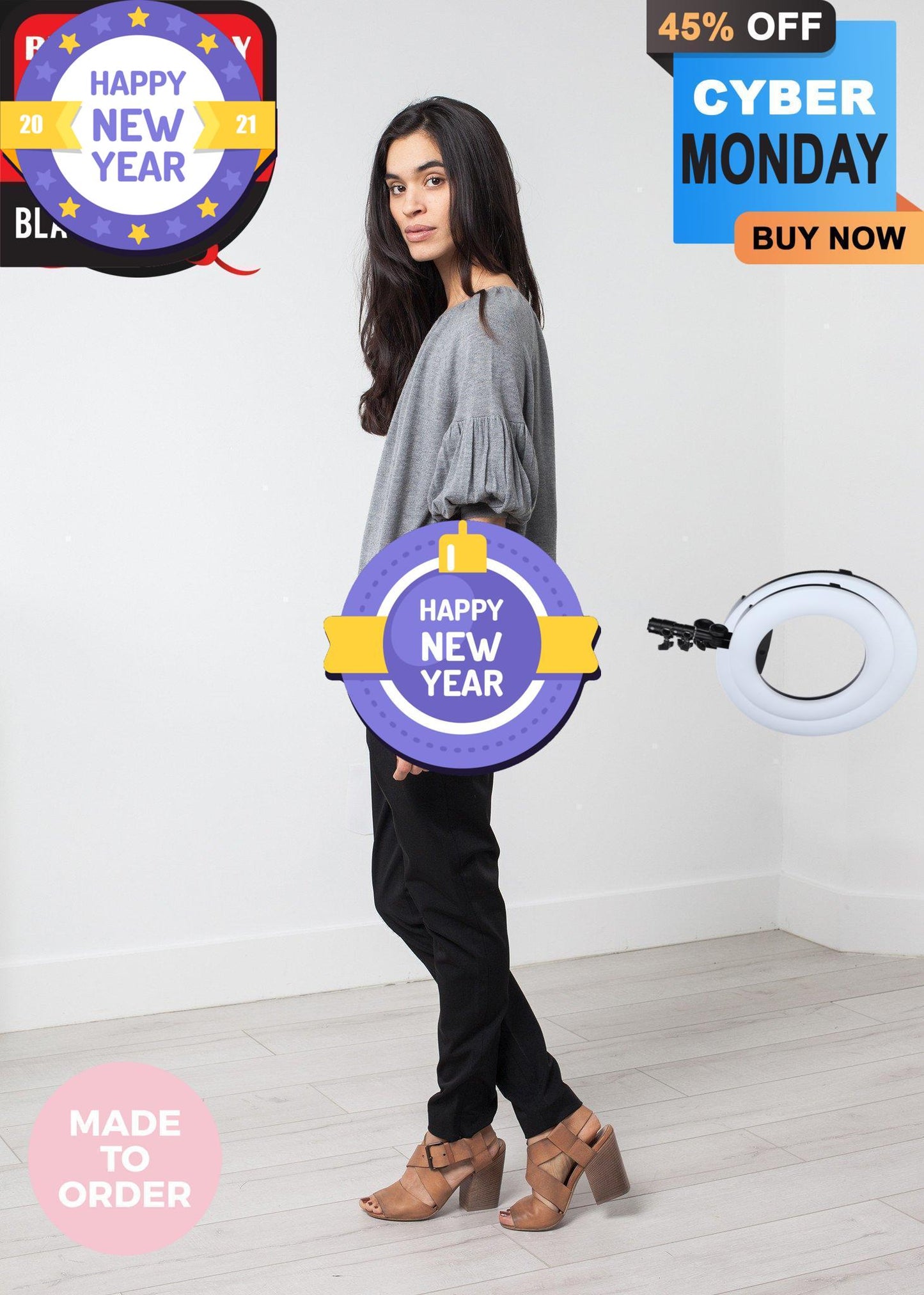 Cashmere Puff Sleeve Knit