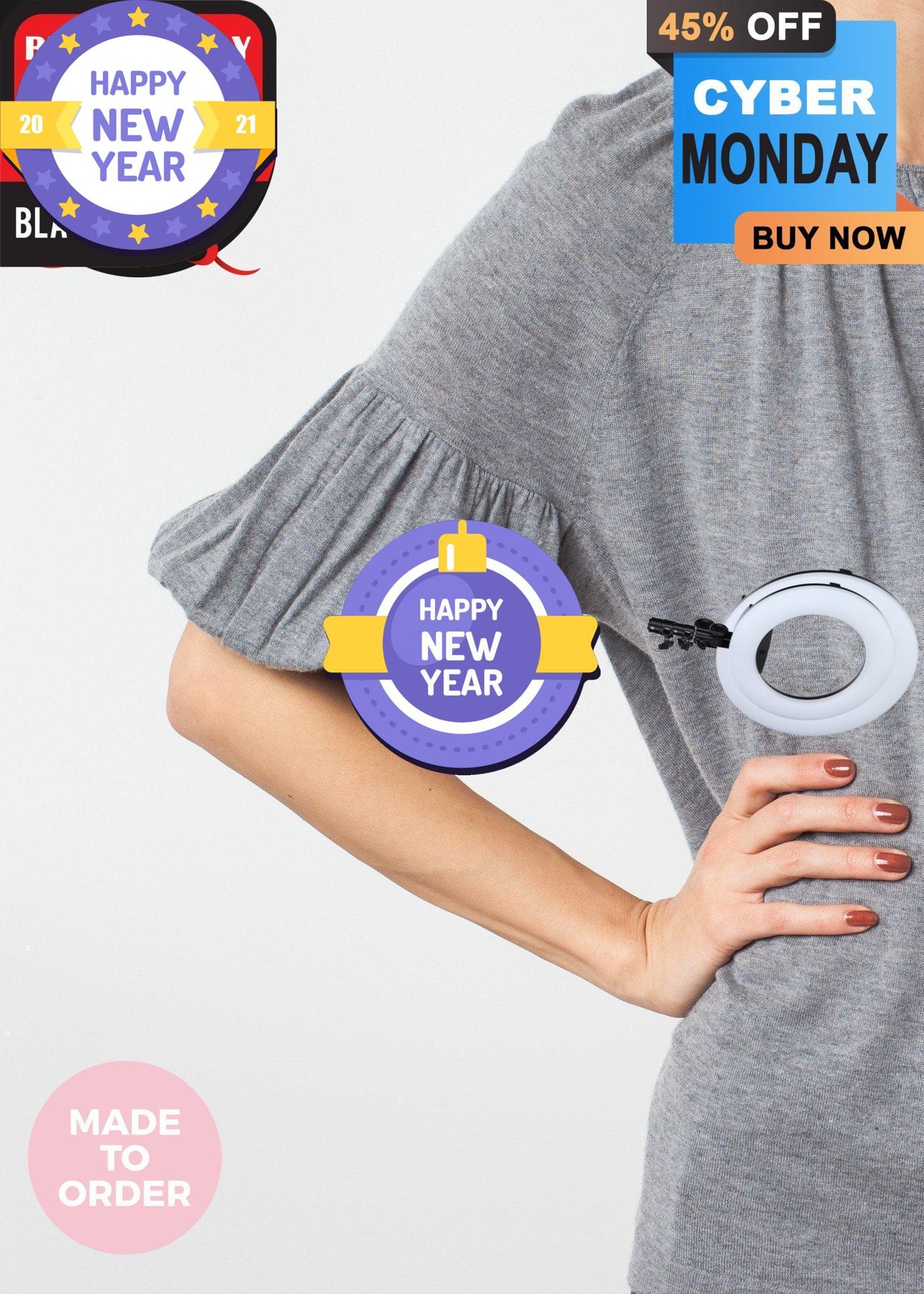 Cashmere Puff Sleeve Knit