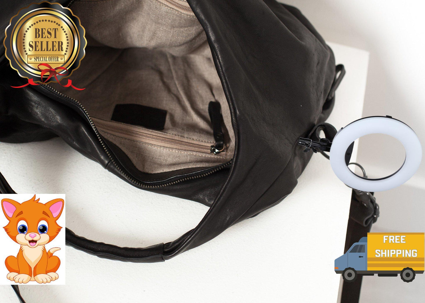 Circle Bag in Black
