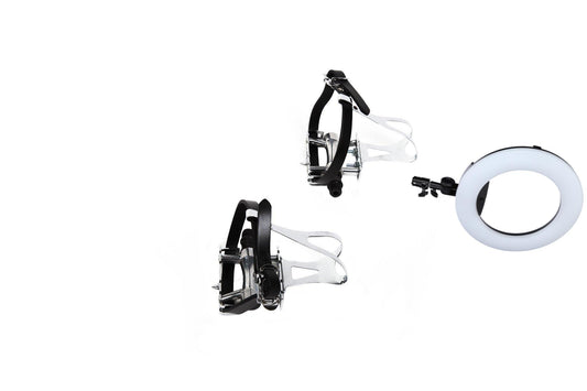 Premium Pedals with Leather Straps