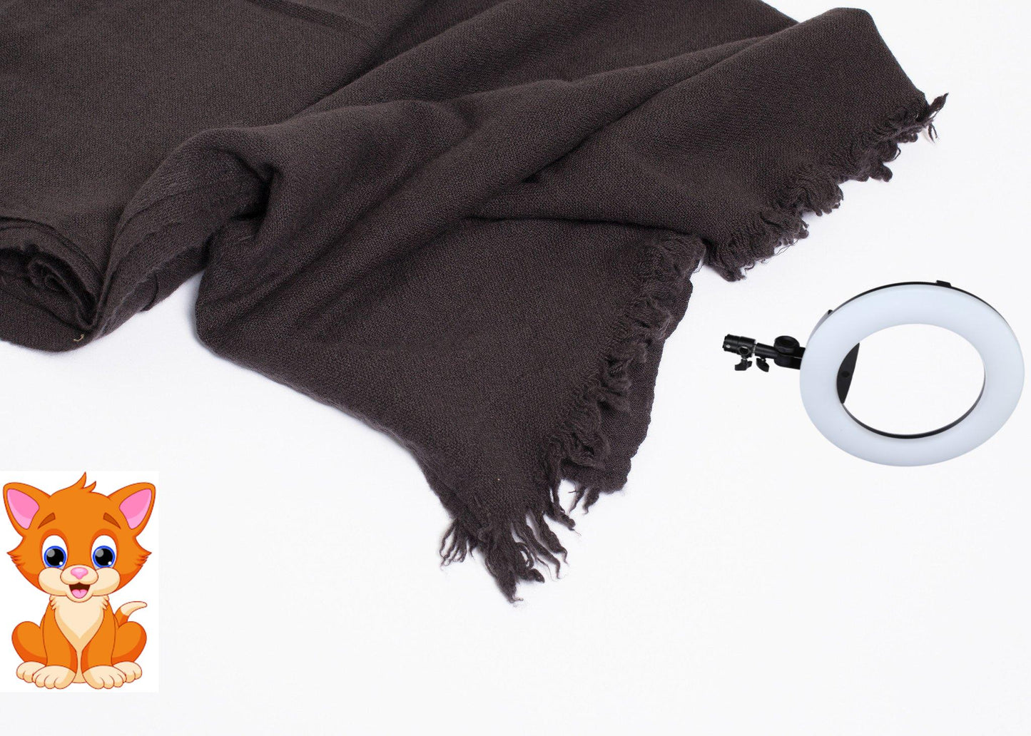 Simple Scarf in Old Black