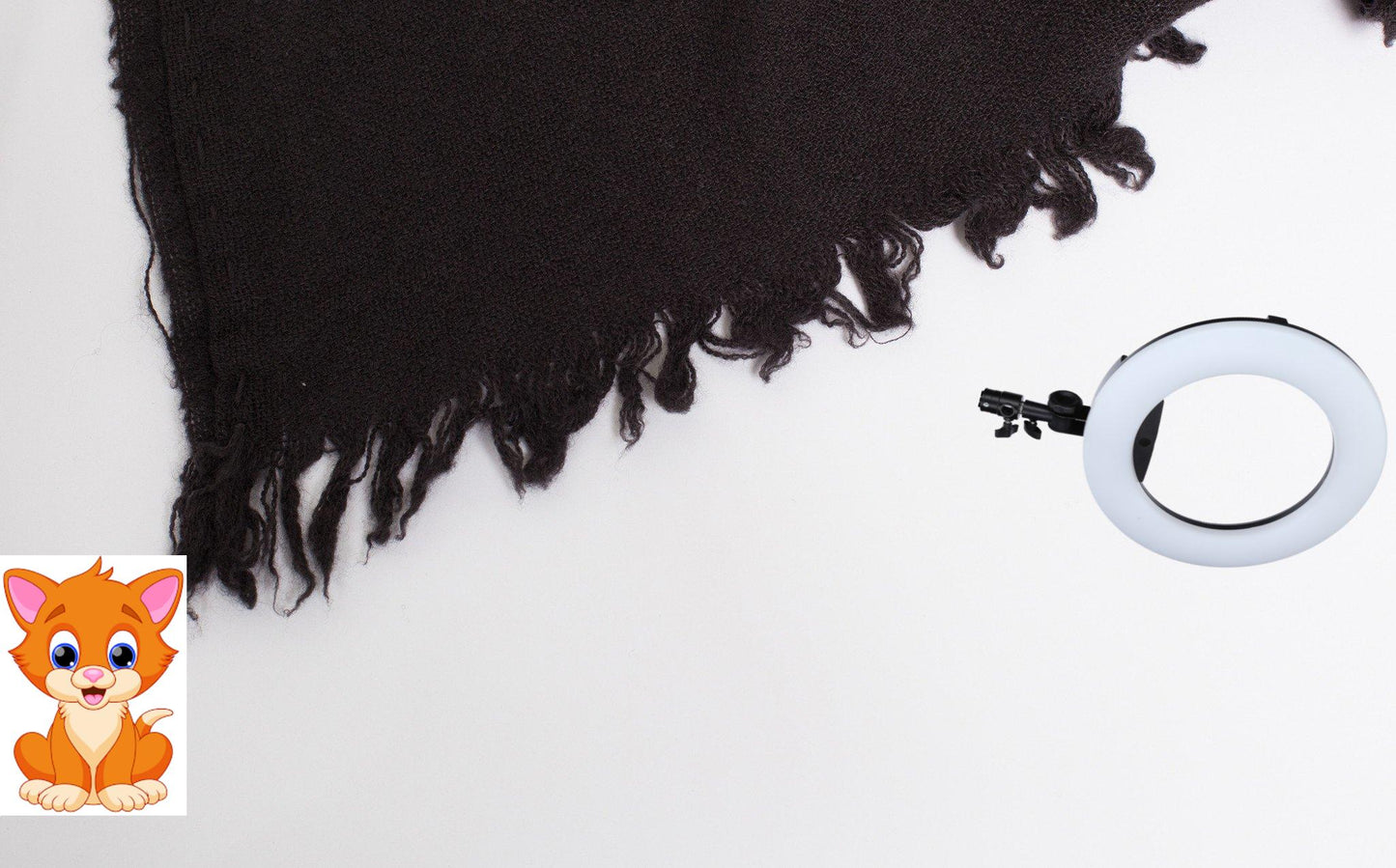 Simple Scarf in Old Black