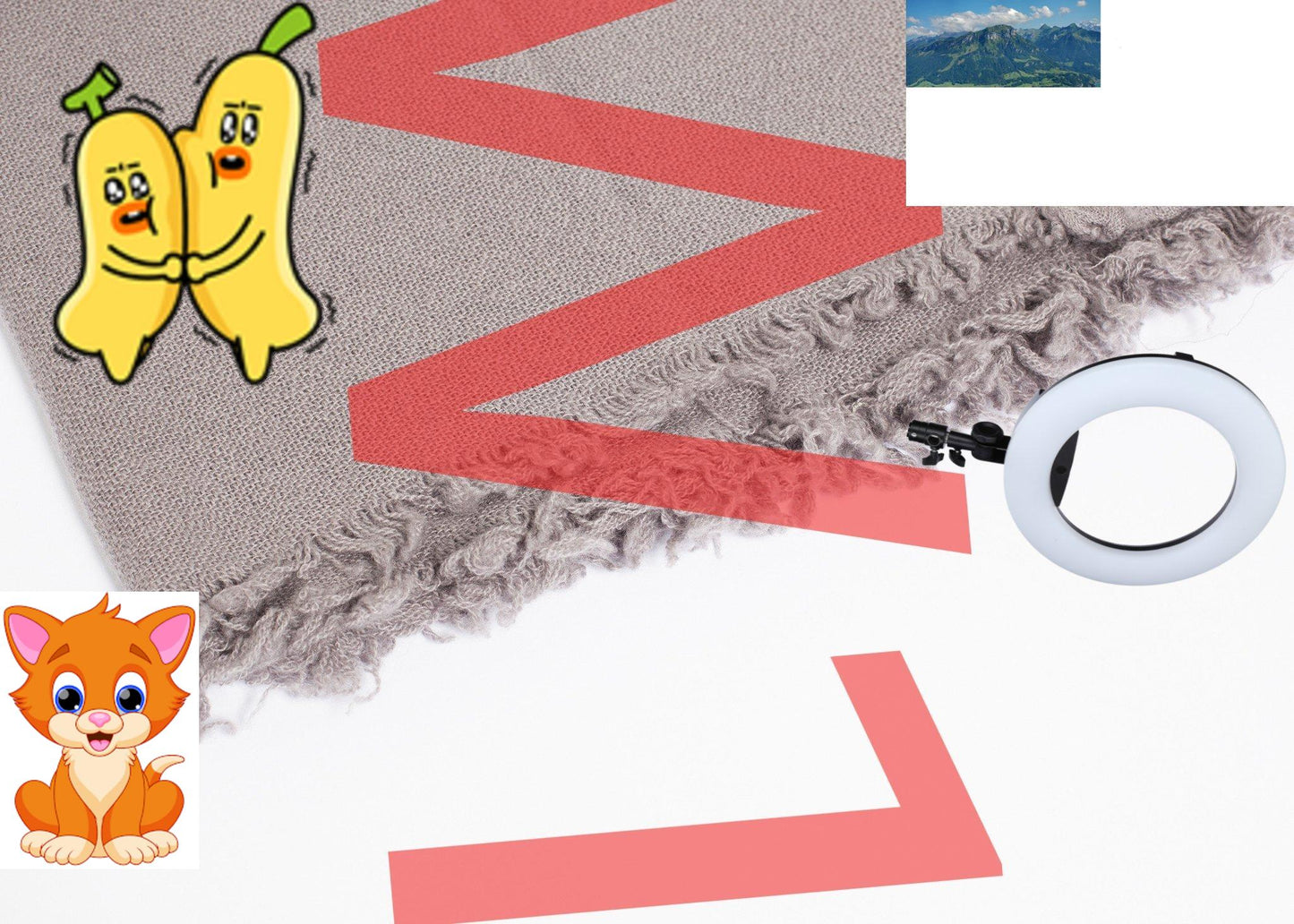 Simple Scarf in Grey