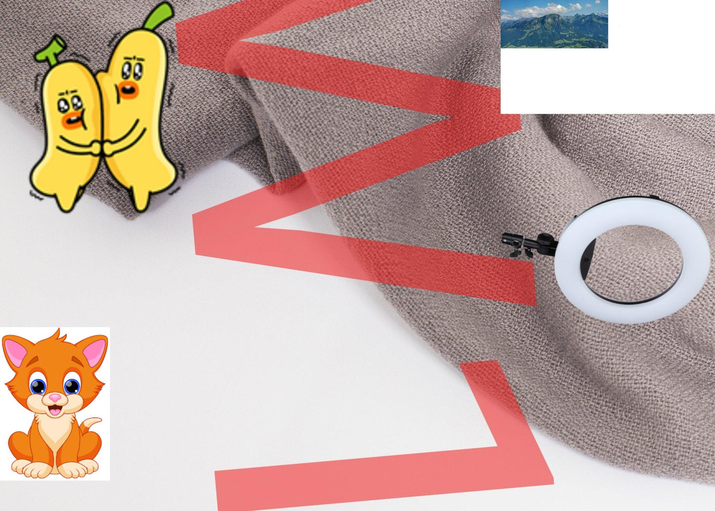 Simple Scarf in Grey