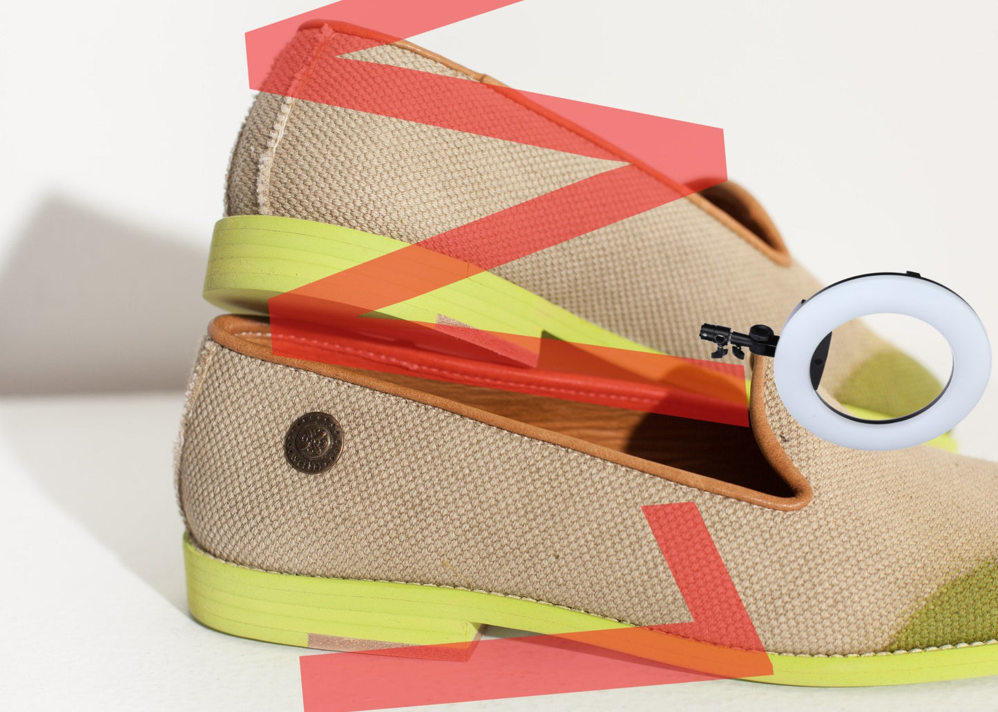 Wingtip Loafer in Lime