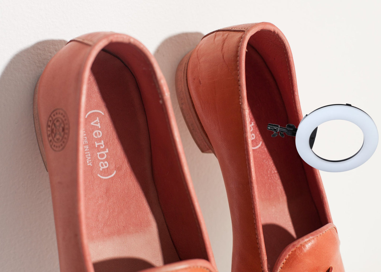 Leather Loafer in Rose