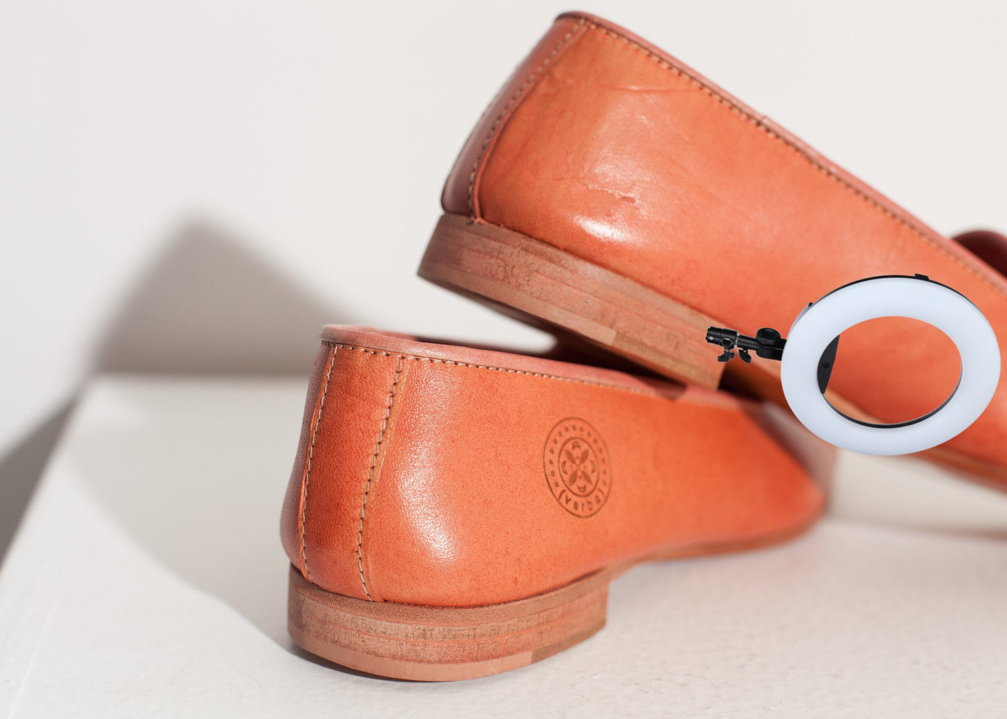 Leather Loafer in Rose