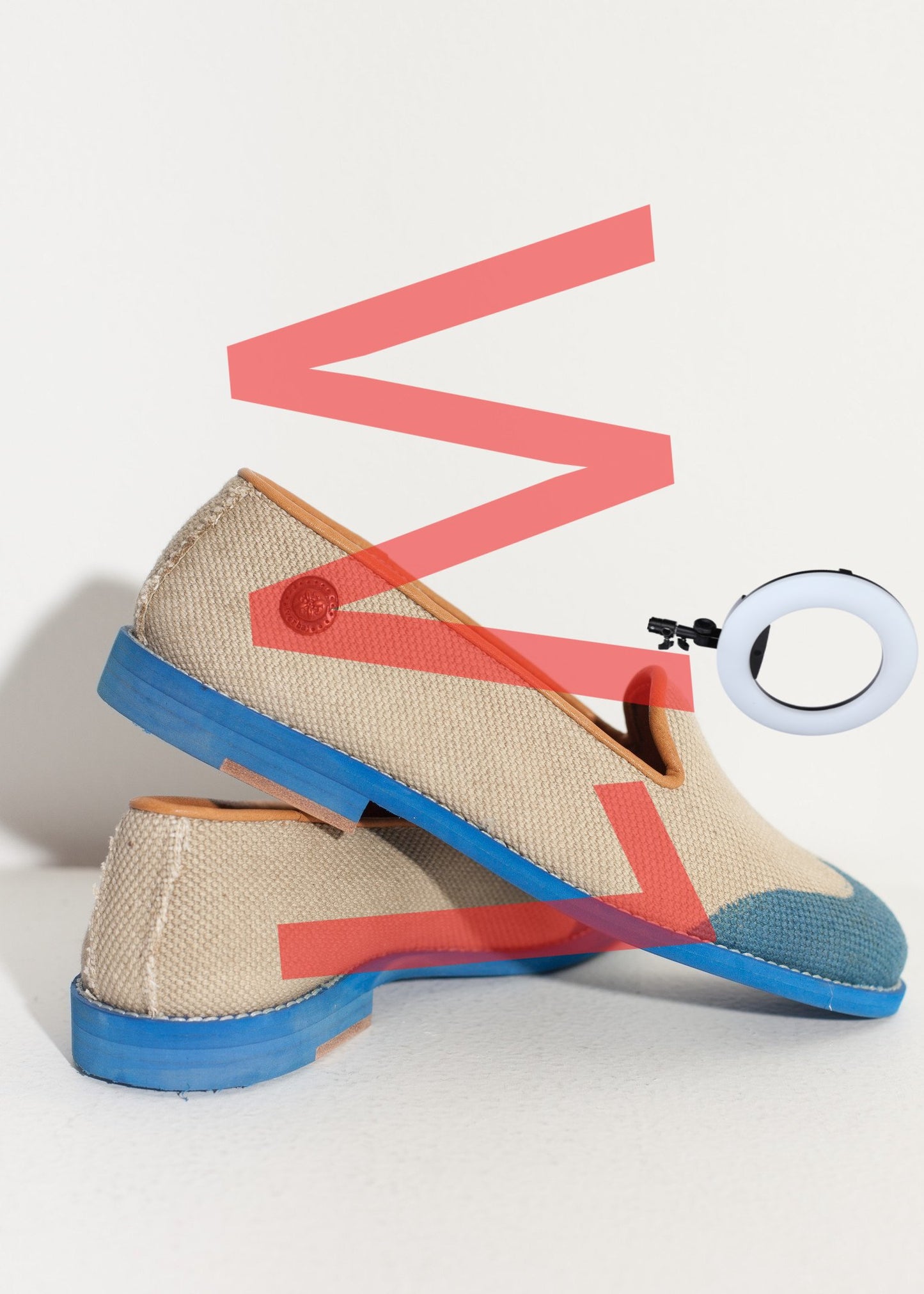 Wingtip Loafer in Blue