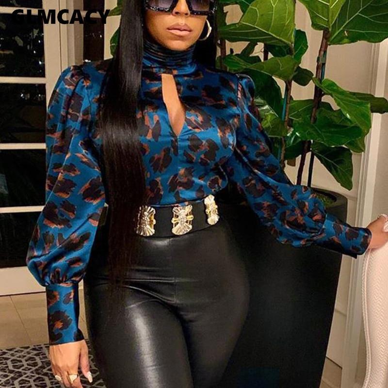 Women Elegant Turtleneck Blouse Office Lady Autumn Hollow Out Backless Long Sleeve Shirt Boho Blouses Tops