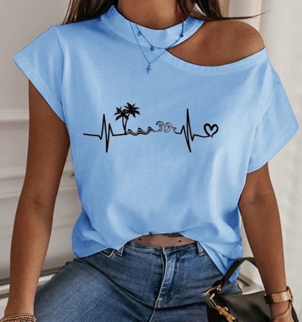 Sexy Off Shoulder Solid Color Blouse Women Shirts 2020 New Summer Short Sleeve Tops Casual Loose Halter Backless Ladies Blouses