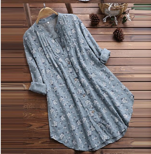 Women Casual Blouses Loose Long Sleeve Tunic Tops Shirt Summer Elegant Blouse Streetwear Plus Size M-3XL 2019 Fashion NEW