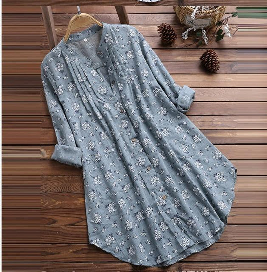 Women Casual Blouses Loose Long Sleeve Tunic Tops Shirt Summer Elegant Blouse Streetwear Plus Size M-3XL 2019 Fashion NEW