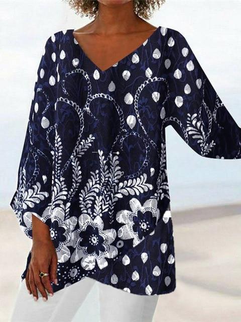 Fashion shirt new long-sleeved shirt loose large size shirt women