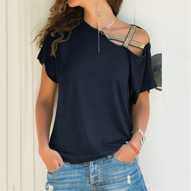 GAOKE Off shoulder white blouse shirt Women bodycon blouse elegant summer sexy shirt 2020 female blusas tops & tees