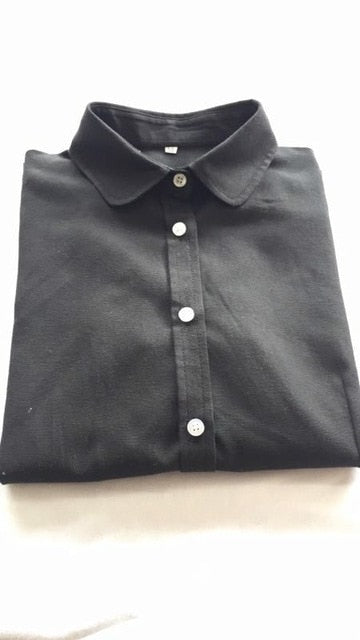 FEKEHA Women Blouses Long Sleeve Oxford Ladies Tops Office Long Sleeve Shirts Women Student Blusas Camisas Mujer