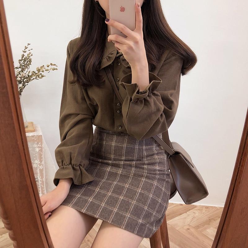 Autumn  white shirt Summer femme Casual loose Women Long sleeve Girls Blouse Plus Size Women Blouses Tops Loose Female Blusas