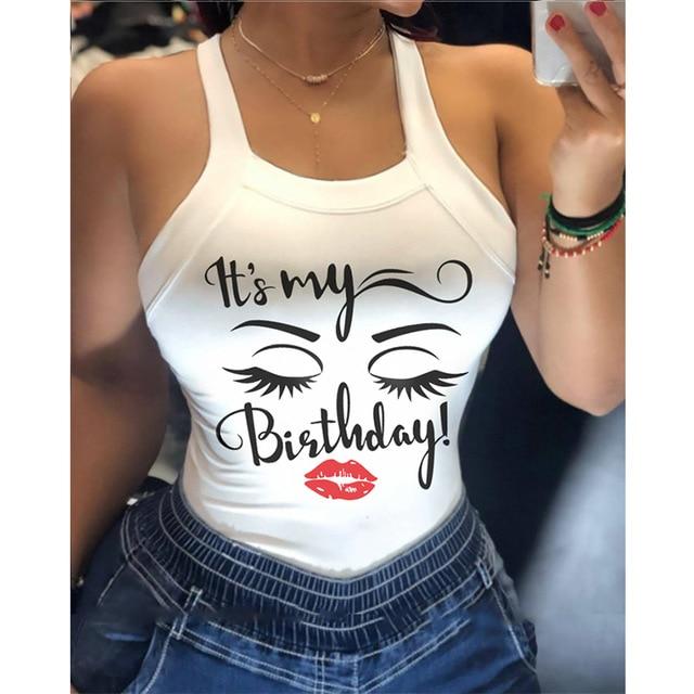 Women Elegant Backless Poker Spades Q Print Blouse Shirt 2020 Summer Sexy Sleeveless Bowknot Top Ladies New Fashion Straps Blusa