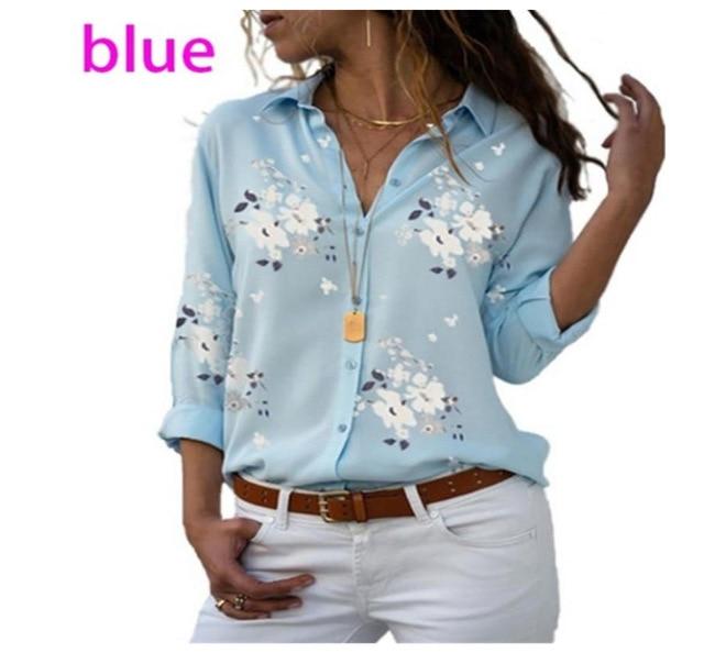 Women White Blouses Basic Selling Button Solid 2020 Autumn Long Sleeve Shirt Female Chiffon Women's Slim Clothing Plus Size Tops