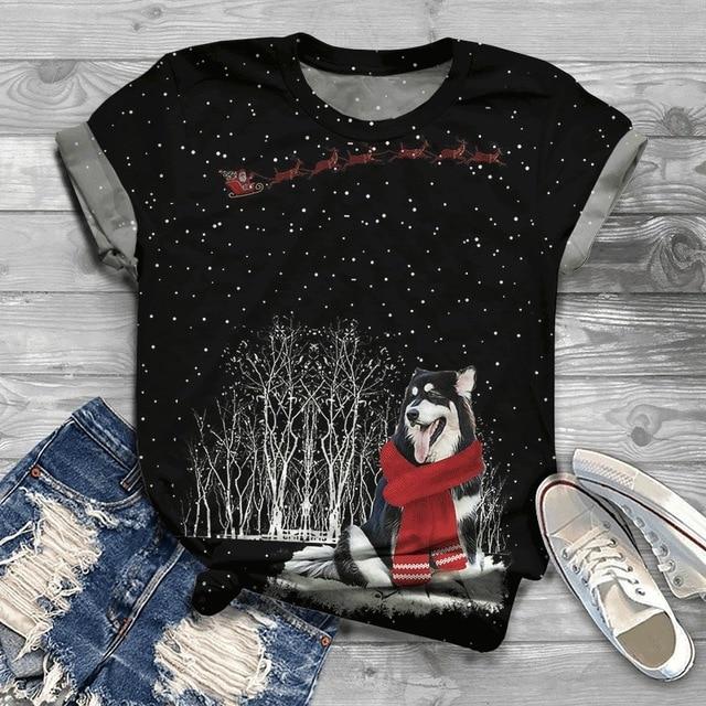 Casual Animal Print Women 3D Blouse Shirts 2020 Summer Short Sleeve Harajuku Tops Blusa Female Elegant O Neck Streetwear Blouses