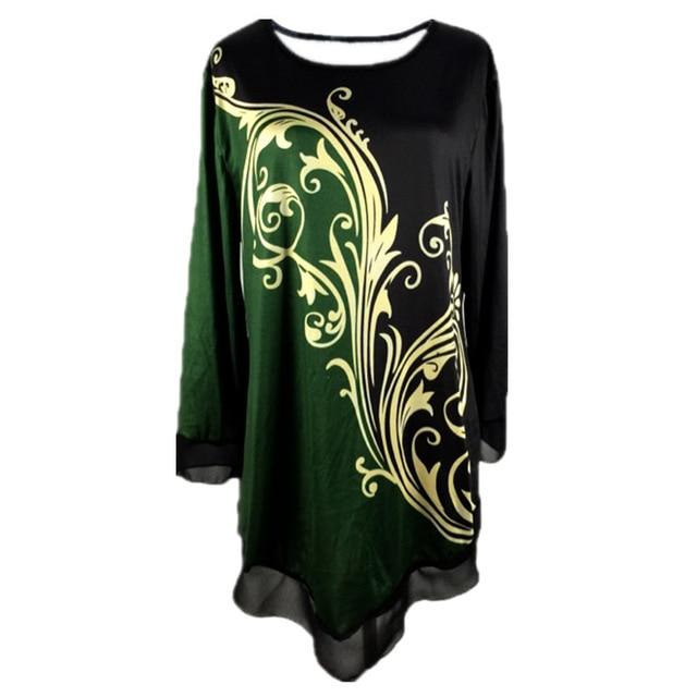 Plus Size Casual Spring Women Tops Seven Points Sleeve Shirts Loose Shirt 2020 Streetwear Women Print Blouse Elegant Ladies Tops