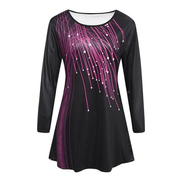 Summer 2021 Sexy 3D Fashion Women Ruffles Printed Tops Tees Big Large Plus Sizes Elegant Femme Blouse Shirt Befree Boho Casual