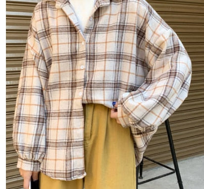 Cotton shirt tops 2020 spring autumn blouse new women's  blouse fashion long-sleeved slim wild Han Fan shirt tops