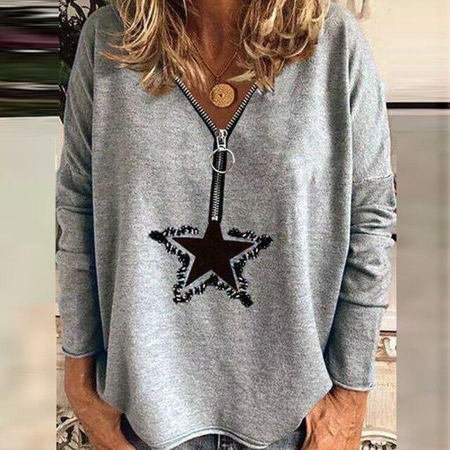 Women Casual Christmas Wine Glass Printed Blouses Autumn Loose V Neck Pullover Top Streetwear Long Sleeve Female Shirt Blusa 5XL