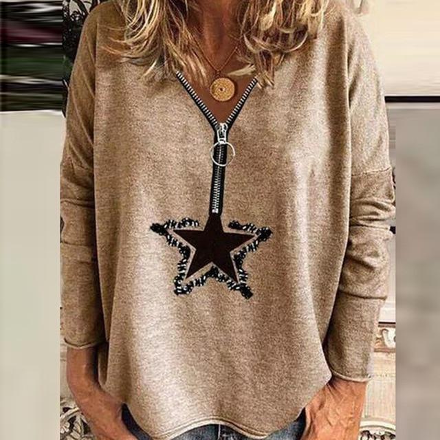 Women Casual Christmas Wine Glass Printed Blouses Autumn Loose V Neck Pullover Top Streetwear Long Sleeve Female Shirt Blusa 5XL