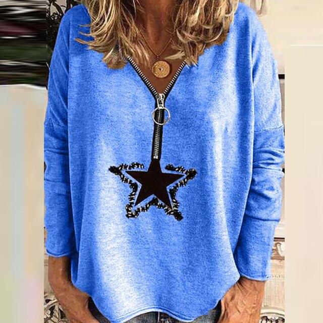 Women Casual Christmas Wine Glass Printed Blouses Autumn Loose V Neck Pullover Top Streetwear Long Sleeve Female Shirt Blusa 5XL