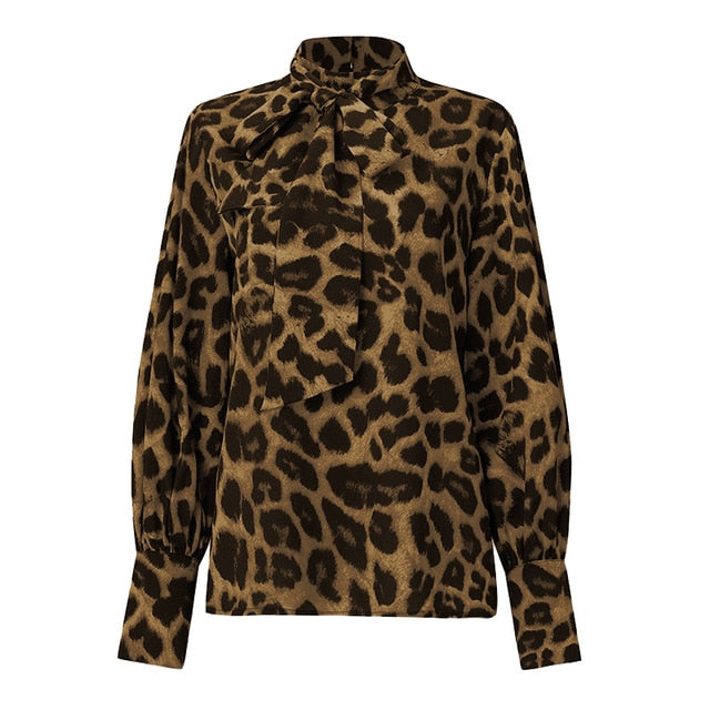 Celmia Plus Size Women Satin Blouse 2020 Fashion Tunic Top Elegant OL Bow Tie Neck Lantern Sleeve Office Shirt Casual Blusas 5XL