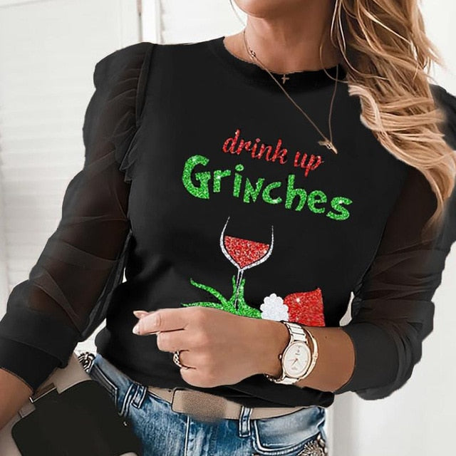 Women Elegant Long Sleeve Lace Ruffles Blouses Shirt 2020 Autumn Casual O-Neck Pullover Tops Office Lady Sexy Hollow Out Blusa