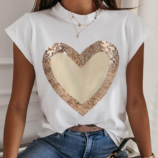 Women Elegant One Shoulder Butterfly Print Blouse Shirts 2020 Summer Sexy Irregular Pullovers Tops Ladies New Short Sleeve Blusa