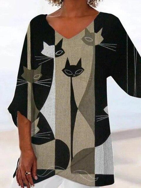 Fashion shirt new long-sleeved shirt loose large size shirt women