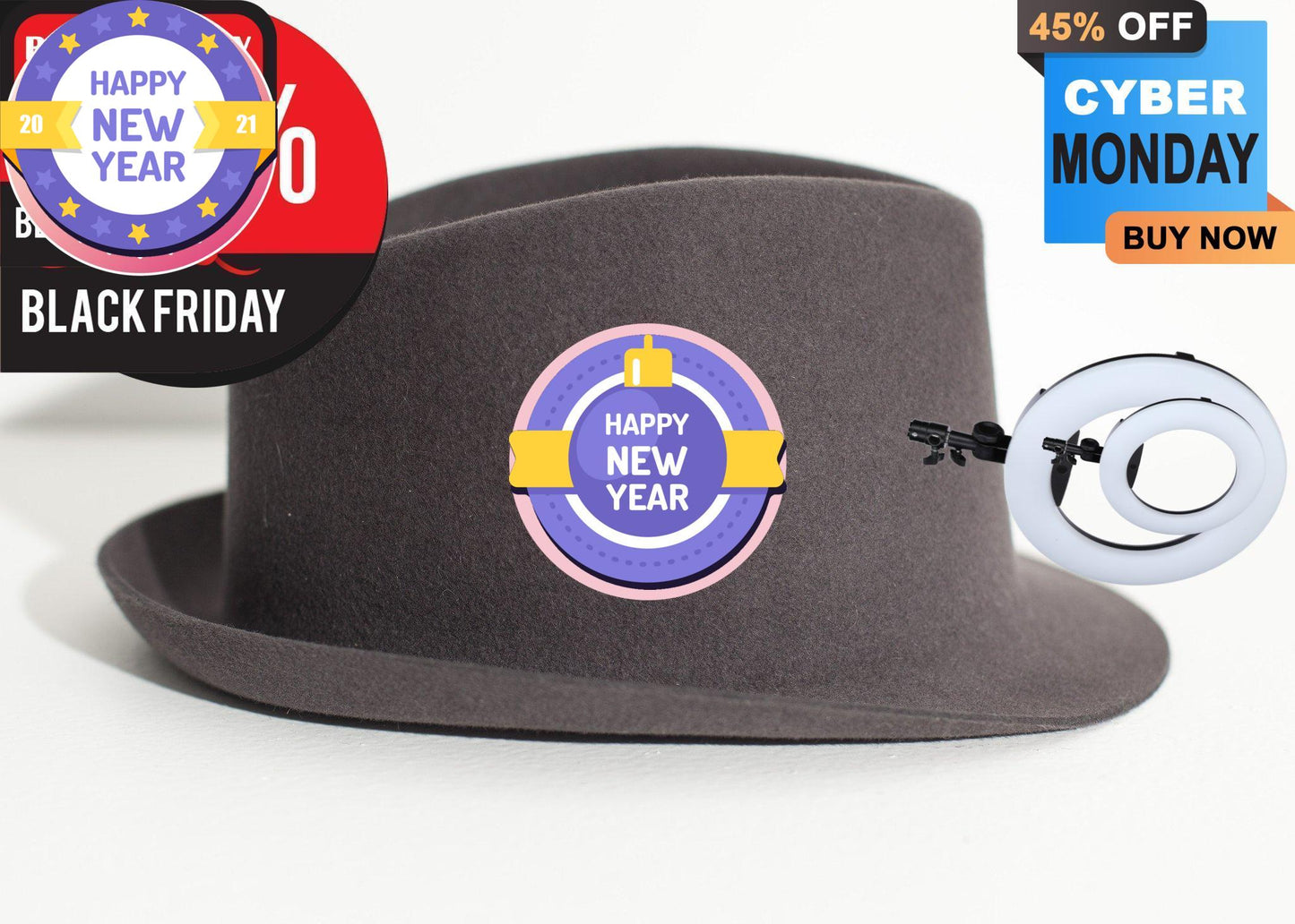 Charles Hat in Steel Grey