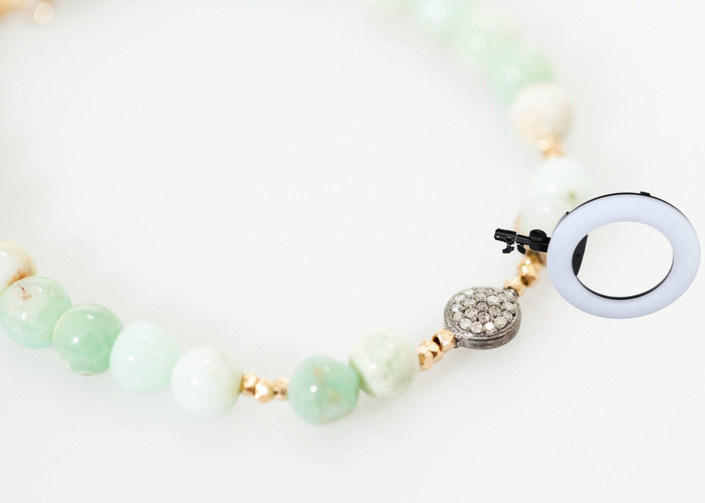 Leopold Bracelet in Green Chrysoprase