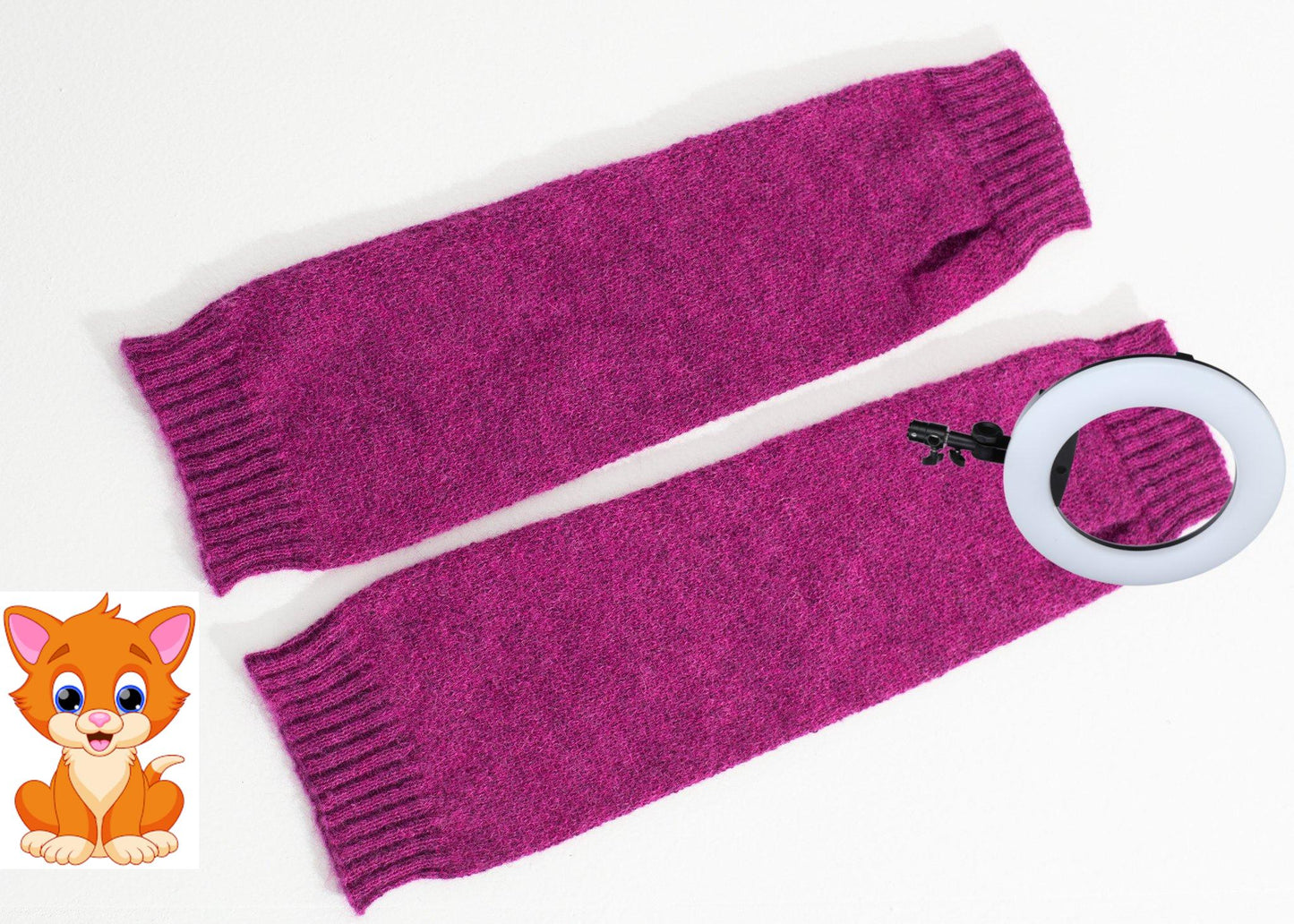 Pikki Mittens in Fuchsia