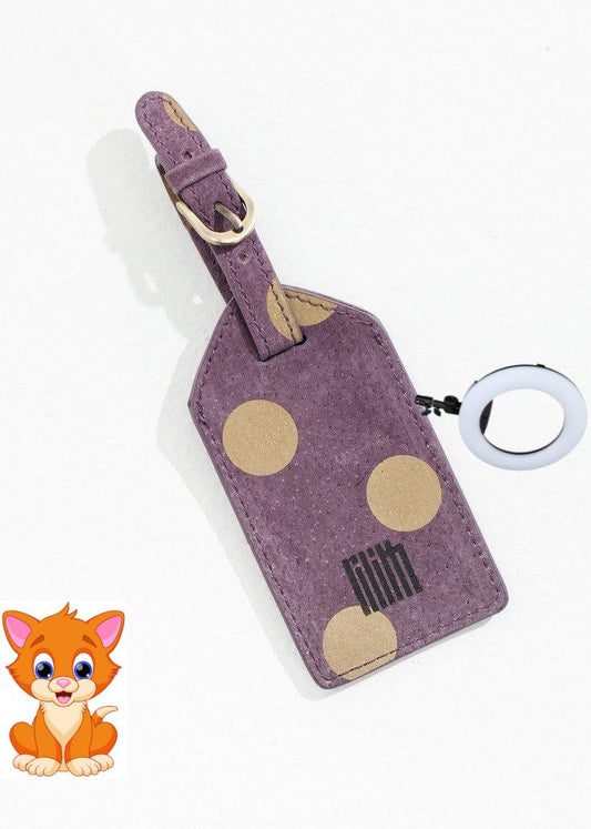 Oscar Luggage Tag in Blueberry