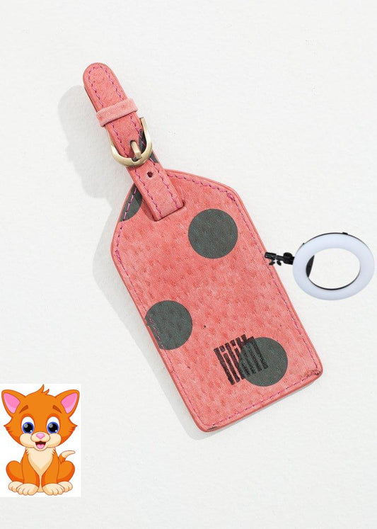 Oscar Luggage Tag in Rose